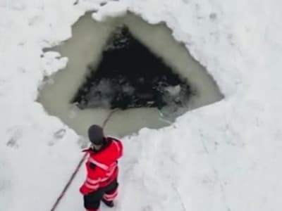 En Norvège, des chercheurs explorent un lac gelé à la recherche d’un OVNI aperçu il y a 77 ans